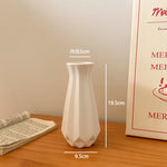 Tulip Vase – Modern Ceramic White Vase for Living Room Decor | All Homes