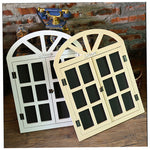 Wooden False Window Chalkboard Wall Decor – Rustic Driftwood Wall Decor | All Homes