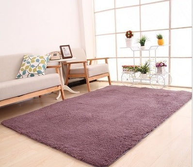 Living Room Rug Soft Plush Carpet White Area Mat for Bedroom Kitchen – All Homes