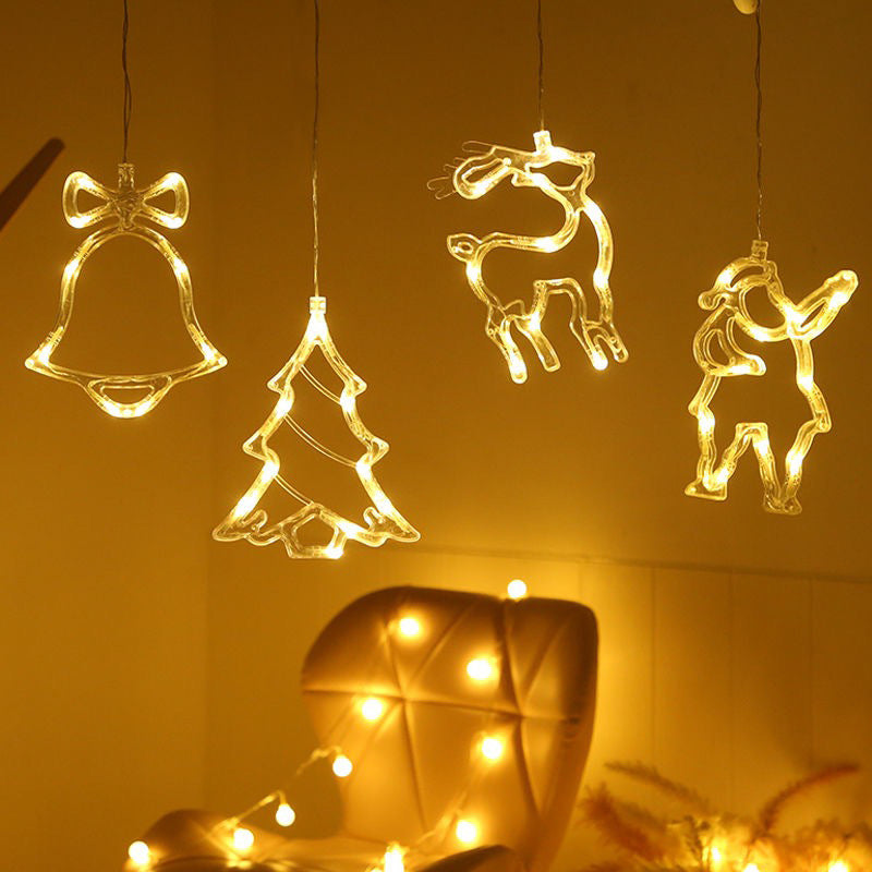 Christmas Window Lights LED Suction Cup Decor | All Homes