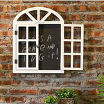 Wooden False Window Chalkboard Wall Decor – Rustic Driftwood Wall Decor | All Homes