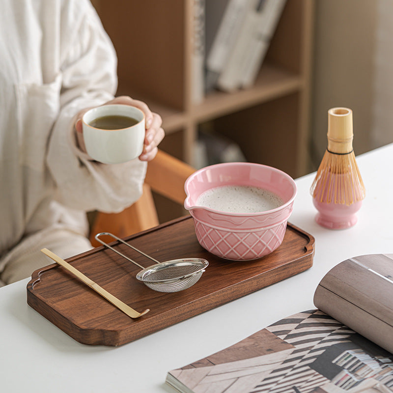 Ice Cream Matcha Bowl Set – Ceramic Matcha Tools Kit for Tea Lovers | All Homes