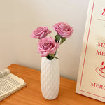 Tulip Vase – Modern Ceramic White Vase for Living Room Decor | All Homes