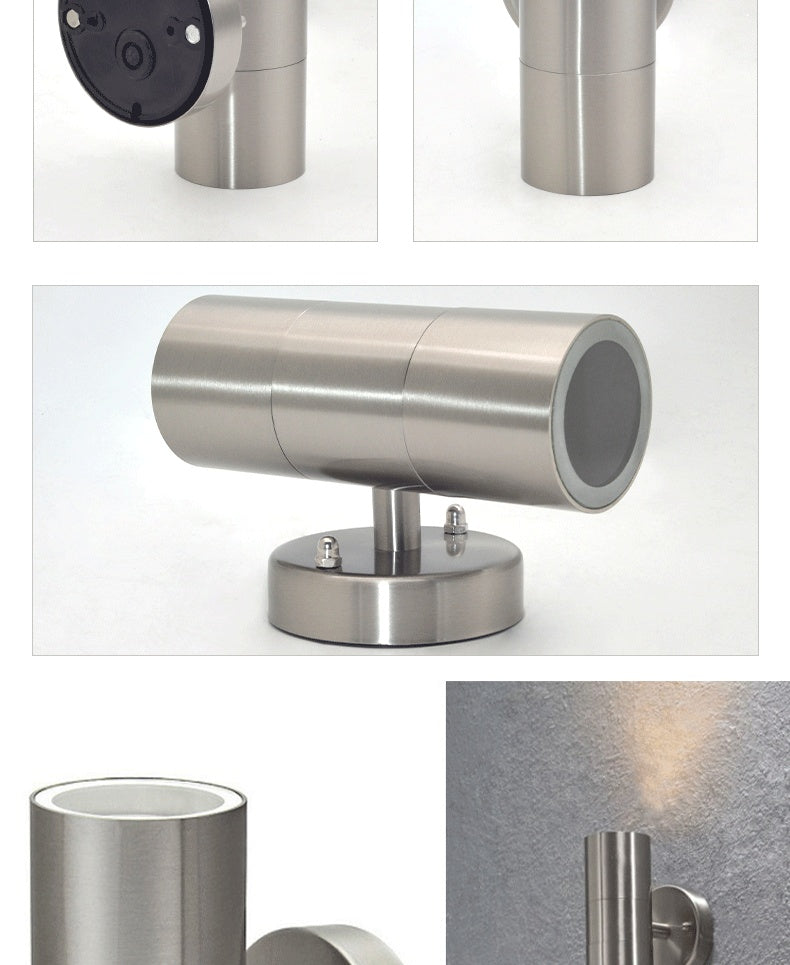 Creative Stainless Steel LED Outdoor Wall Lamp – Waterproof Spot Lightr | All Homes