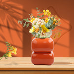 Shop Spring Vase – Chinese Persimmon Ceramic Sculpture | All Homes