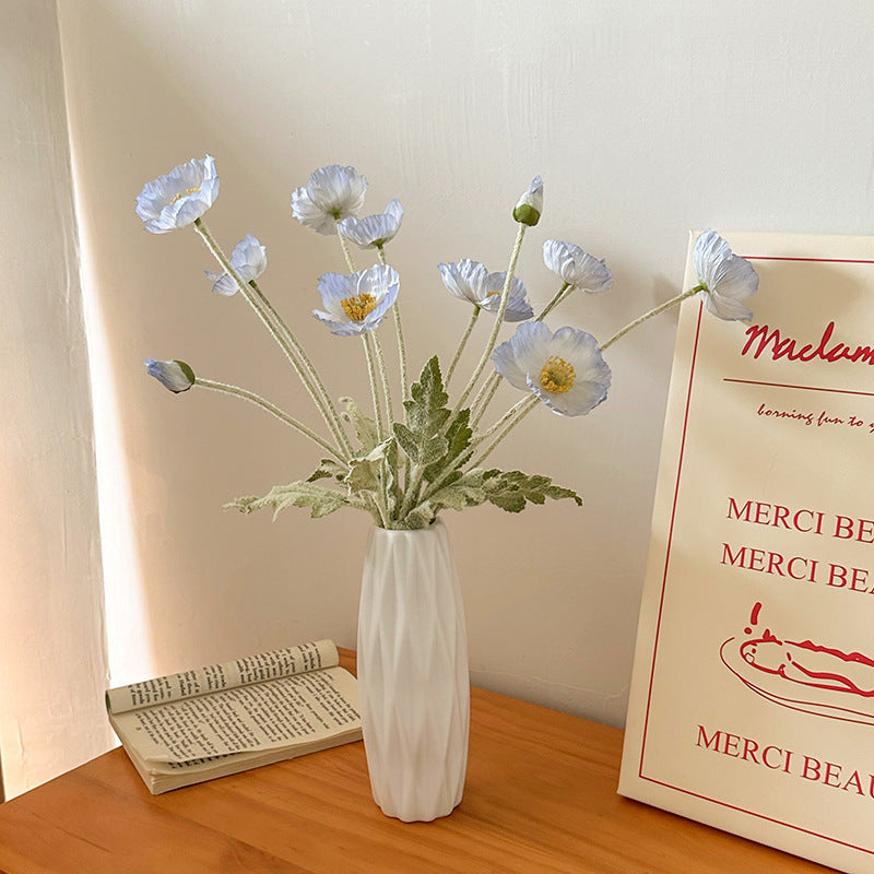 Tulip Vase – Modern Ceramic White Vase for Living Room Decor | All Homes