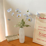 Tulip Vase – Modern Ceramic White Vase for Living Room Decor | All Homes