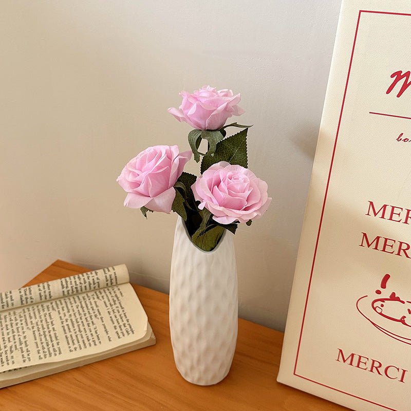 Tulip Vase – Modern Ceramic White Vase for Living Room Decor | All Homes