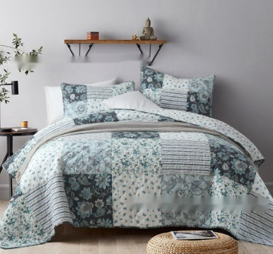 Cozy Line Home Fashions Cotton Patchwork Quilt Set – 3-Piece Bedding | All Homes