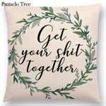 Linen Sofa Cover – Modern Cushion & Pillow Cover 45x45cm | All Homes