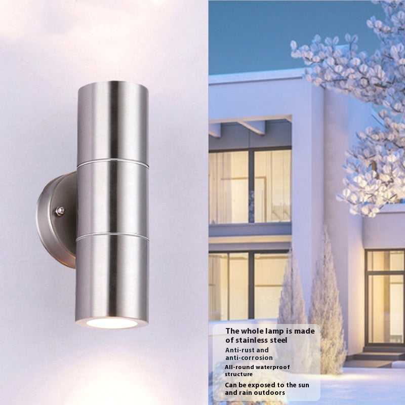 Creative Stainless Steel LED Outdoor Wall Lamp – Waterproof Spot Lightr | All Homes
