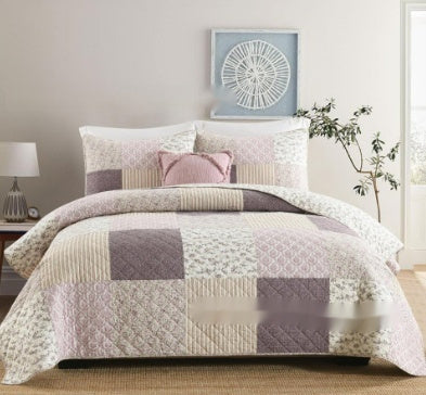 Cozy Line Home Fashions Cotton Patchwork Quilt Set – 3-Piece Bedding | All Homes