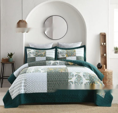 Cozy Line Home Fashions Cotton Patchwork Quilt Set – 3-Piece Bedding | All Homes