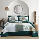 Cozy Line Home Fashions Cotton Patchwork Quilt Set – 3-Piece Bedding | All Homes