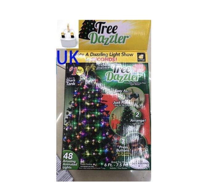 Christmas Tree of Light – 64 LED Dazzler Shower Tree Lights | All Homes