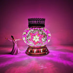 Handmade Turkish Lamp – Mosaic Stained Glass LED Table Night Light | All Homes