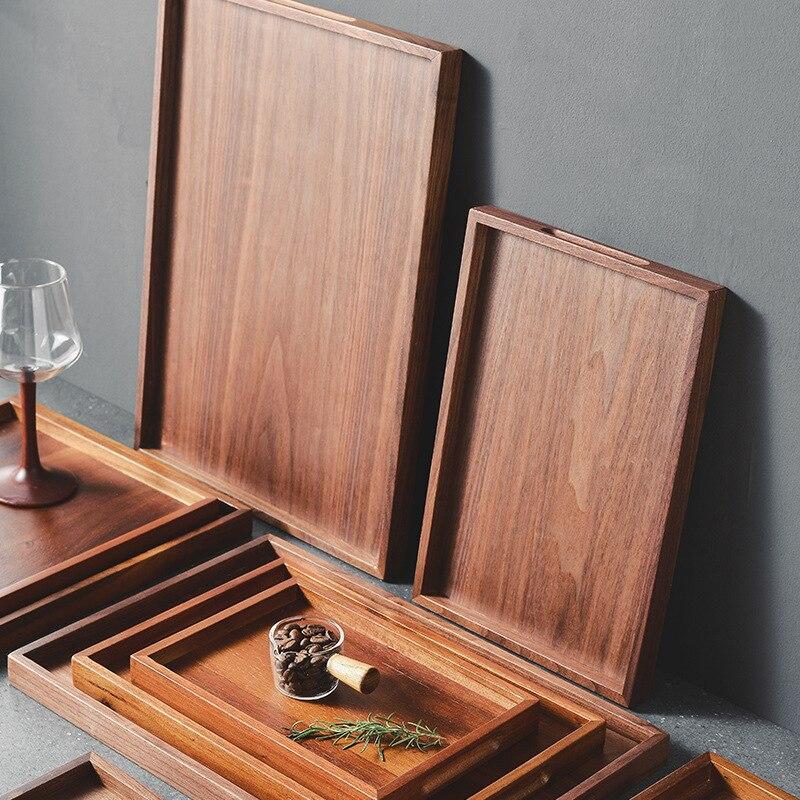 Maetha Wood Fired Trays – Handcrafted Acacia & Walnut Serving Boards | All Homes