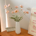 Tulip Vase – Modern Ceramic White Vase for Living Room Decor | All Homes