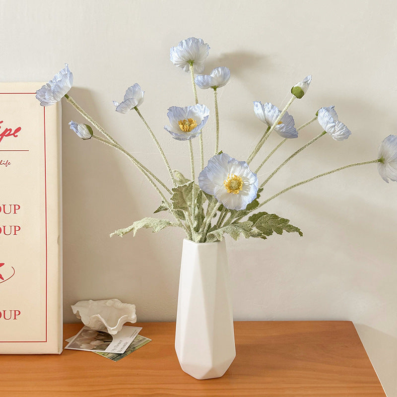 Tulip Vase – Modern Ceramic White Vase for Living Room Decor | All Homes