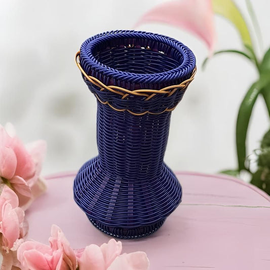 All Homes Rural Style Plastic Vase – Spring Song Pastoral Table Flower Decor