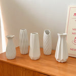 Tulip Vase – Modern Ceramic White Vase for Living Room Decor | All Homes