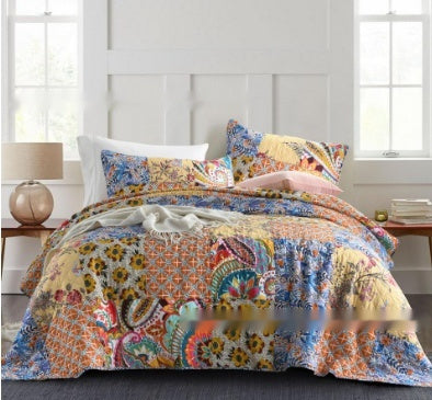 Cozy Line Home Fashions Cotton Patchwork Quilt Set – 3-Piece Bedding | All Homes