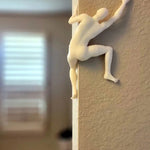 Unique Climber Sculpture Wall Decor – Modern Resin Art | Driftwood Wall Decor by All Homes