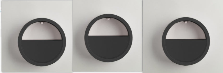 Large Wall Basket Decor | Round Iron Wall Vase & Hanging Planter | All Homes