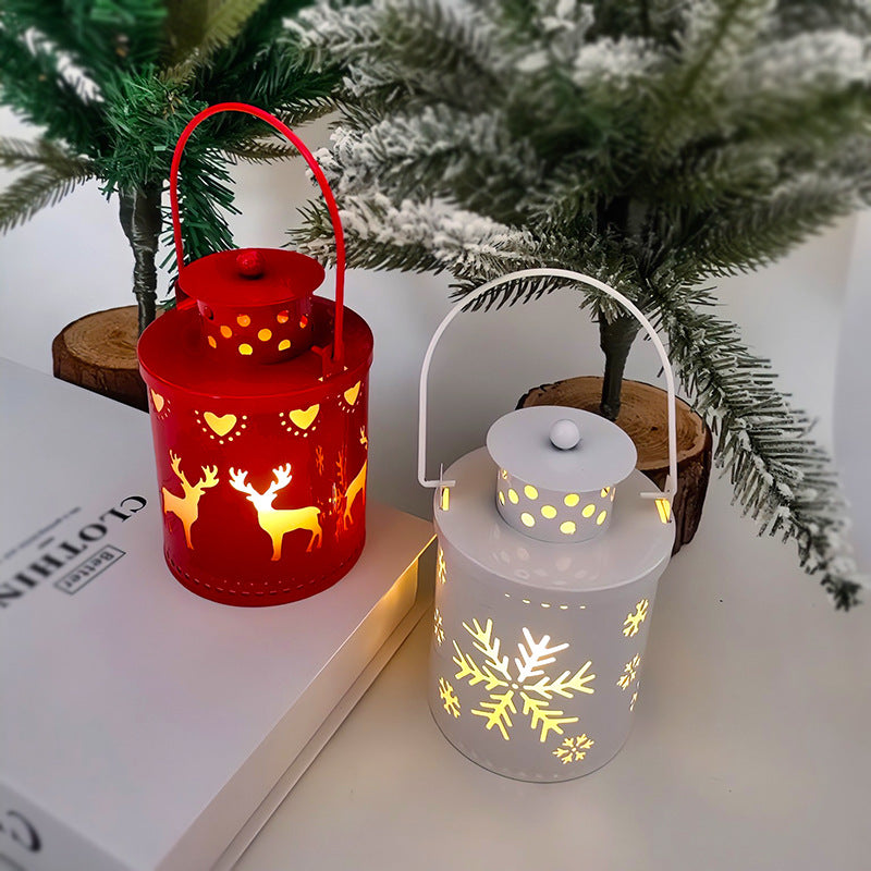 Christmas Candle Lantern LED Wind Light | Nordic Holiday Decor | All Homes