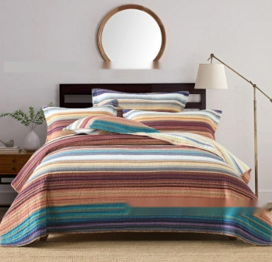 Cozy Line Home Fashions Cotton Patchwork Quilt Set – 3-Piece Bedding | All Homes