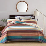 Cozy Line Home Fashions Cotton Patchwork Quilt Set – 3-Piece Bedding | All Homes