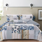 Cozy Line Home Fashions Cotton Patchwork Quilt Set – 3-Piece Bedding | All Homes