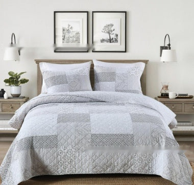 Cozy Line Home Fashions Cotton Patchwork Quilt Set – 3-Piece Bedding | All Homes